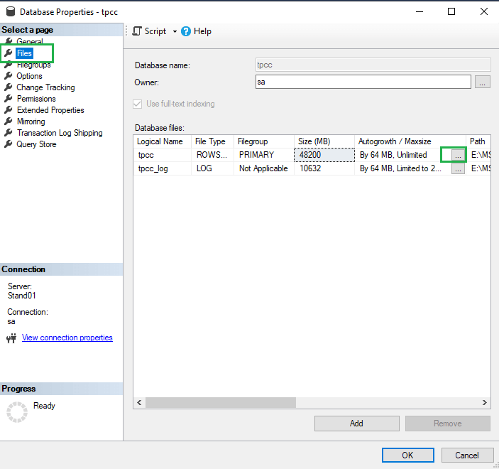 Оптимизация СУБД для работы с 1C